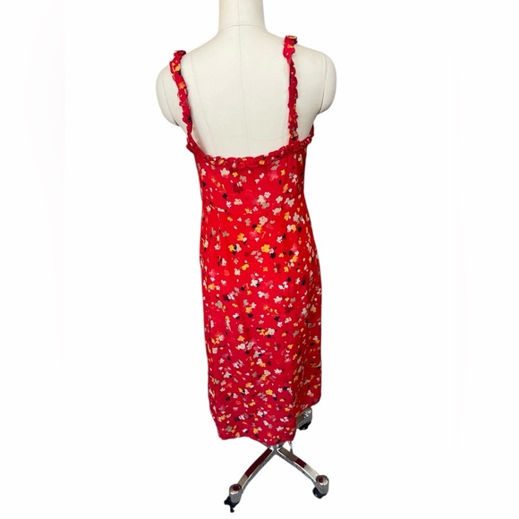 Realisation Par 'Juliet' Rouge Fleur silk floral midi dress, size small - Picture 6 of 9